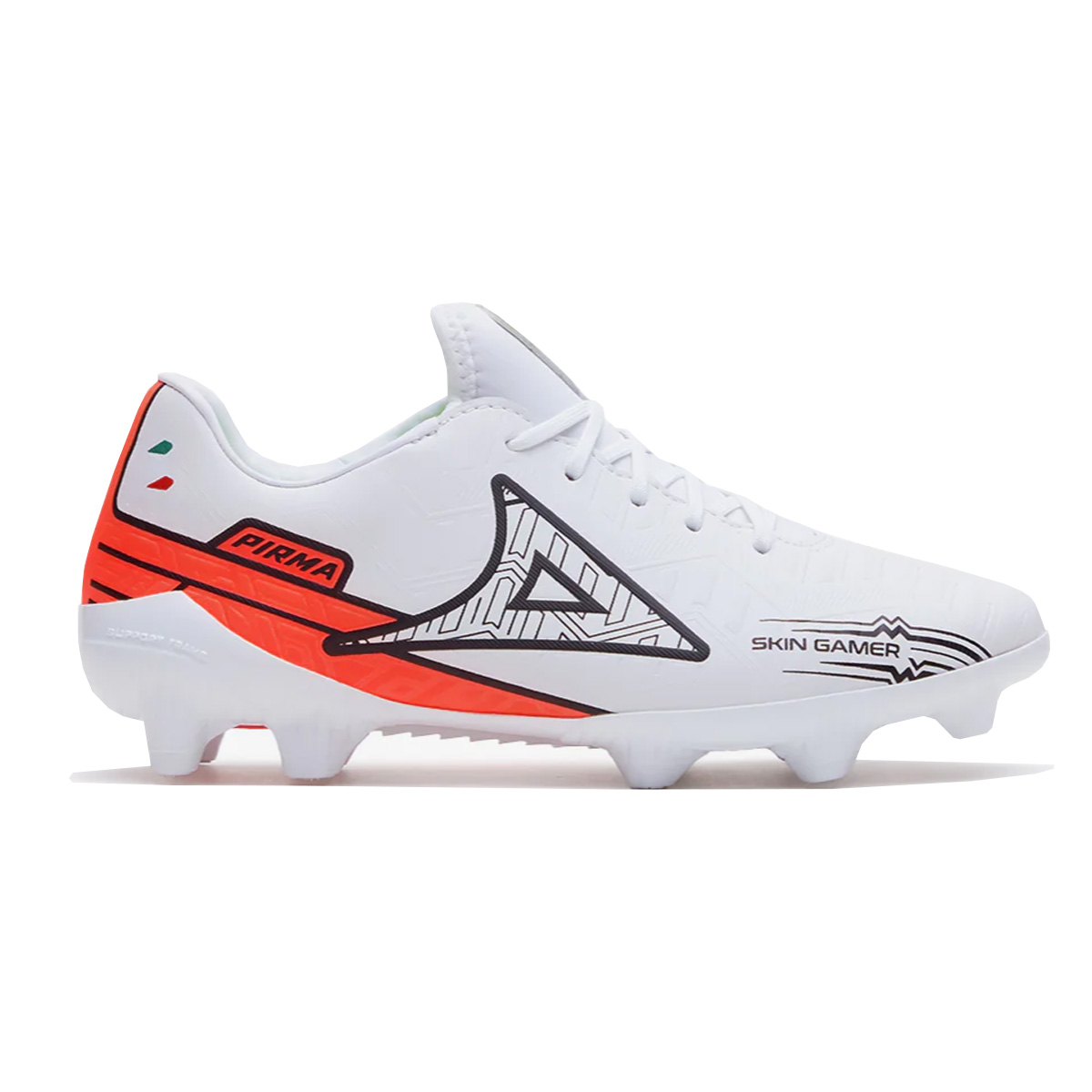 Pirma Tenis Tachones 3046 Futbol Taquetes Hombre Blanco Rojo