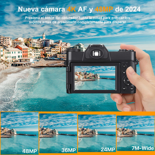 Cámara Digital Ourlife R10a 4k 48mp Audio Principiante