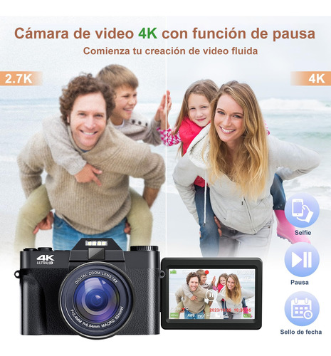 Cámara Digital Ourlife R10a 4k 48mp Audio Principiante