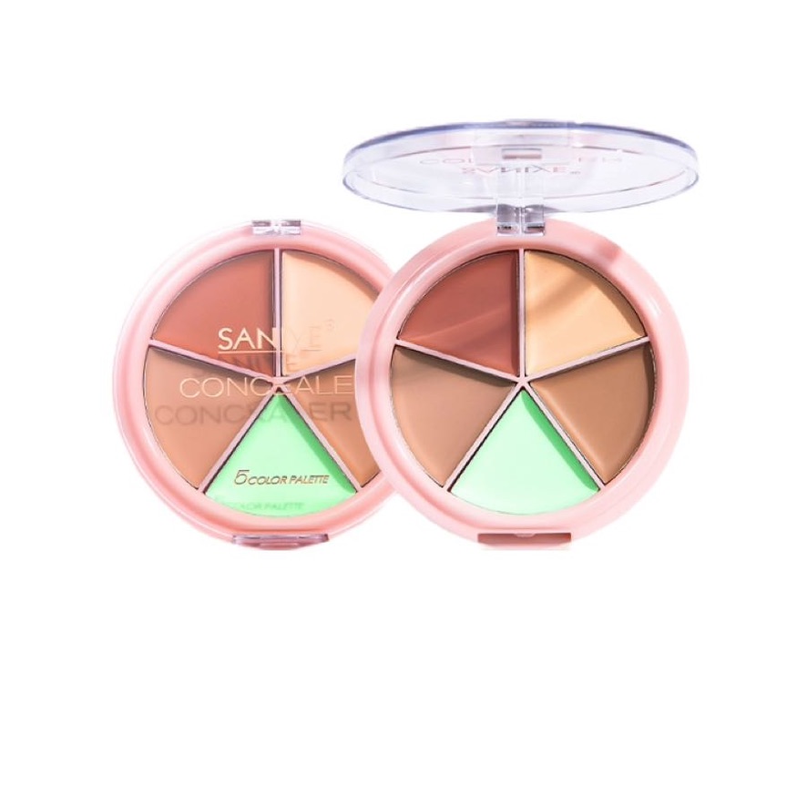 Paleta De 5 Correctores De Maquillaje Contorno En Crema 