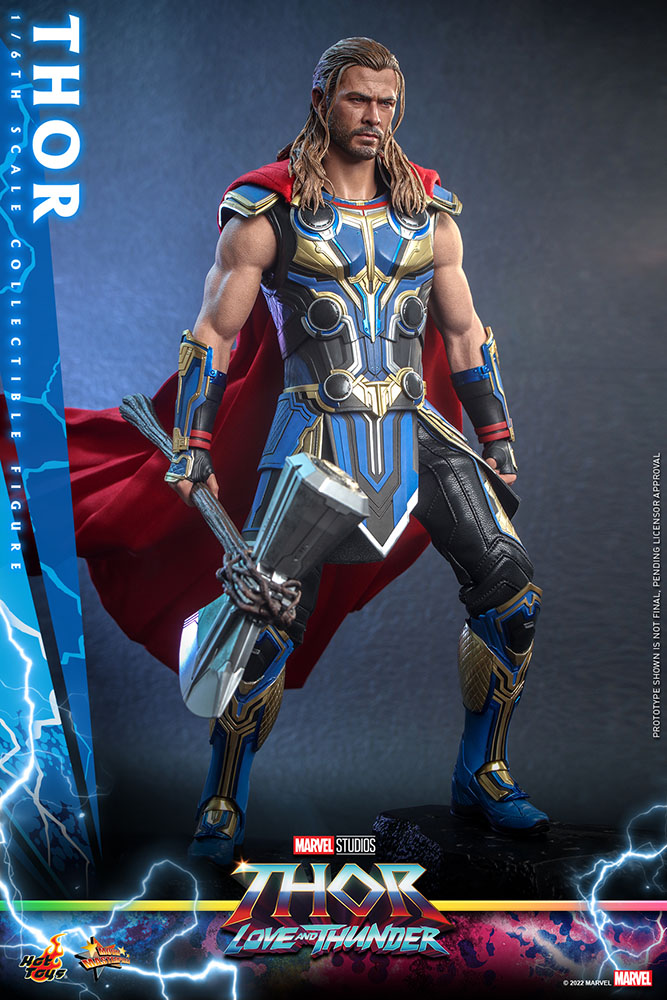 Figura Hot Toys Escala 1:6 Marvel Studios Thor Love And Thunder: Thor