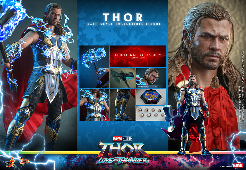 Figura Hot Toys Escala 1:6 Marvel Studios Thor Love And Thunder: Thor