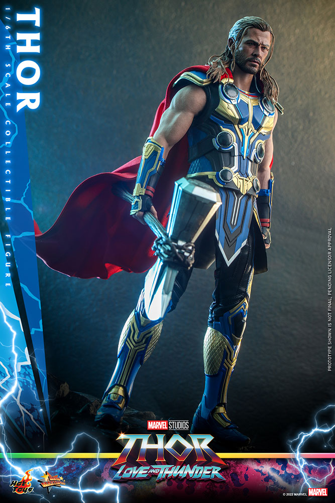 Figura Hot Toys Escala 1:6 Marvel Studios Thor Love And Thunder: Thor