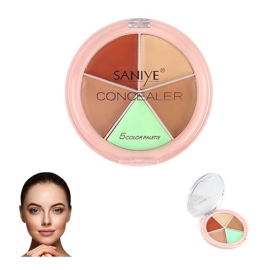 Paleta De 5 Correctores De Maquillaje Contorno En Crema 