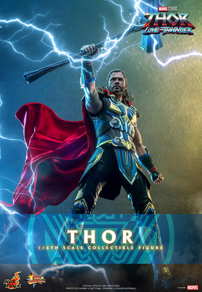 Figura Hot Toys Escala 1:6 Marvel Studios Thor Love And Thunder: Thor