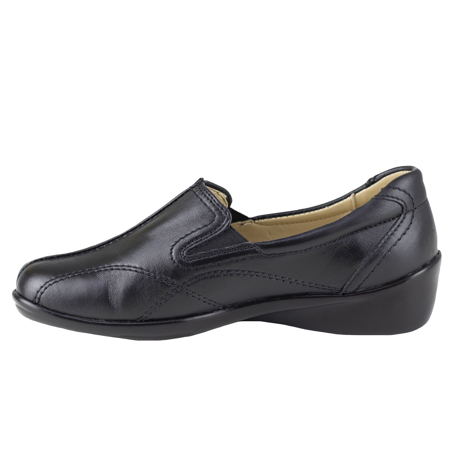 Mocasin Semivestir Clasico Dama Onena 1109 Negro Pie Delicad