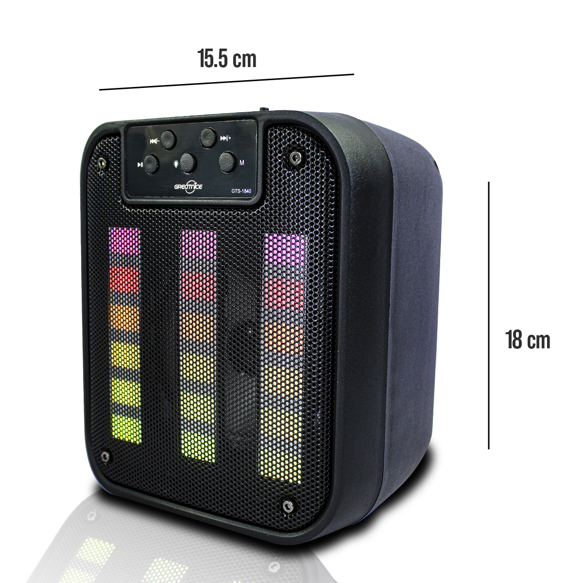 Bocina Radio Receptor Bluetooth 4 Pulgadas Tipo Amplificador