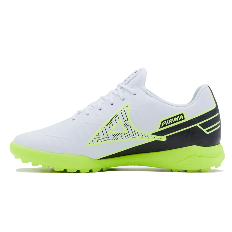 Tenis Tachones Pirma 3047 Futbol Rápido Unisex Blanco Neón