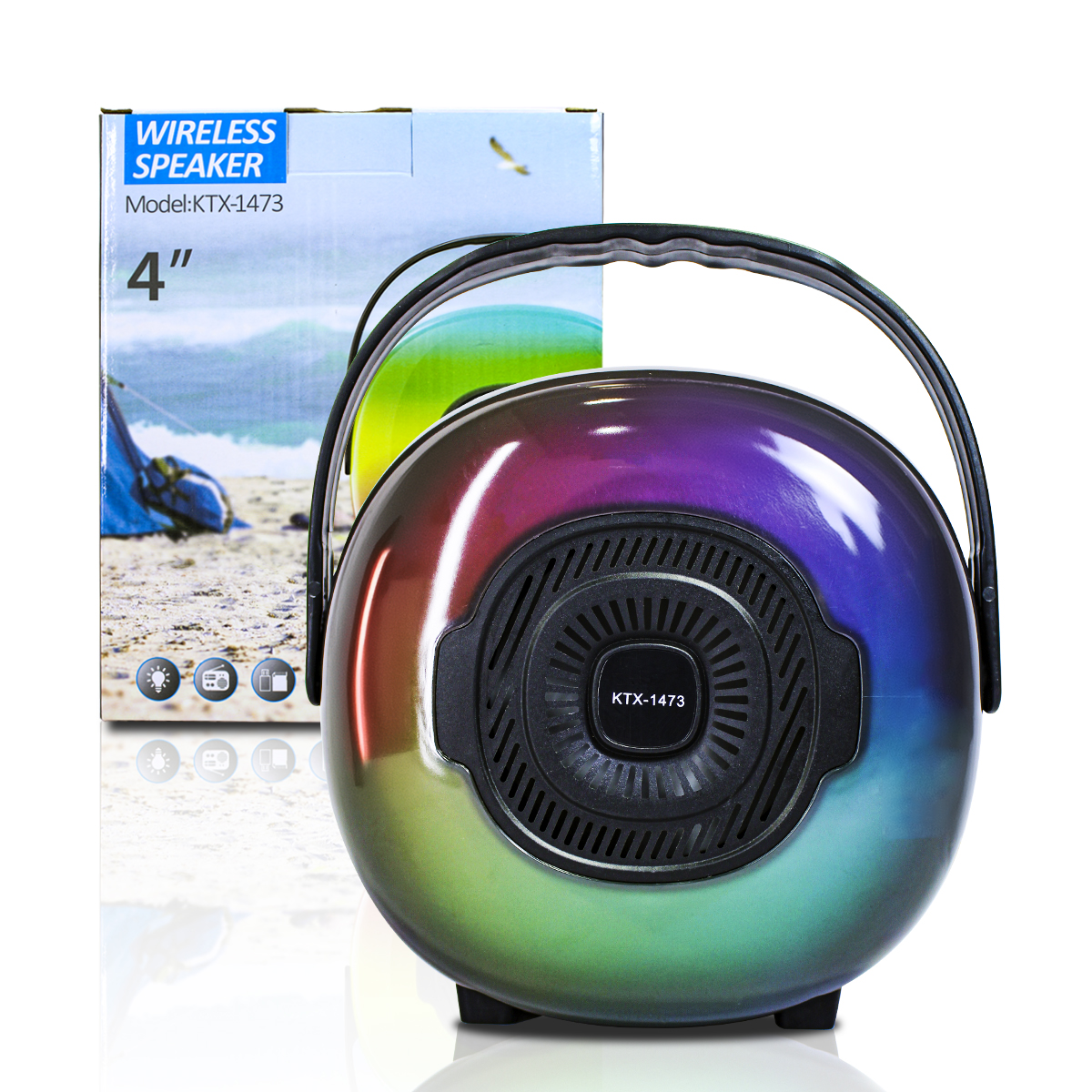 Bocia Buytiti 4 Pulgadas Radio Reseptor Bluetooth Ktx-1473