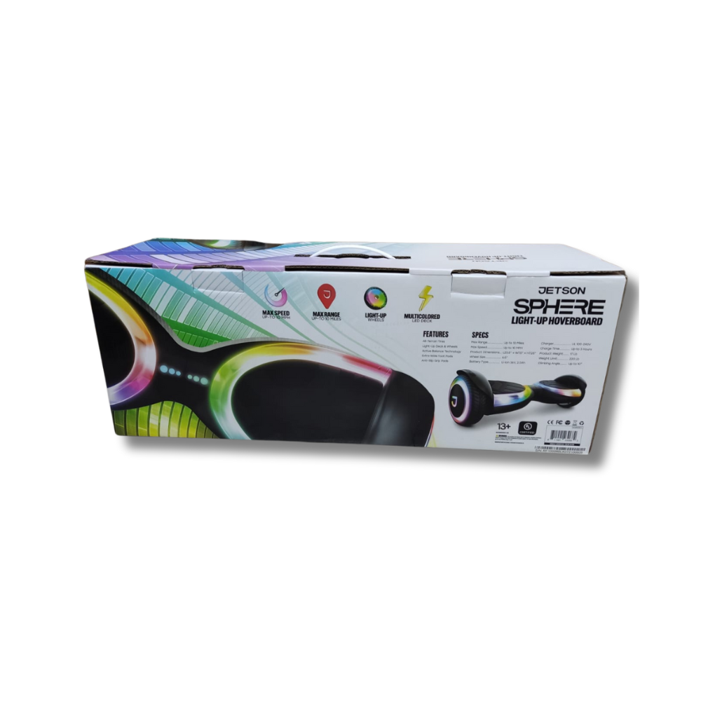 PATINETA ELECTRICA JETSON SPHERE LIGHT UP HOVERBOARD