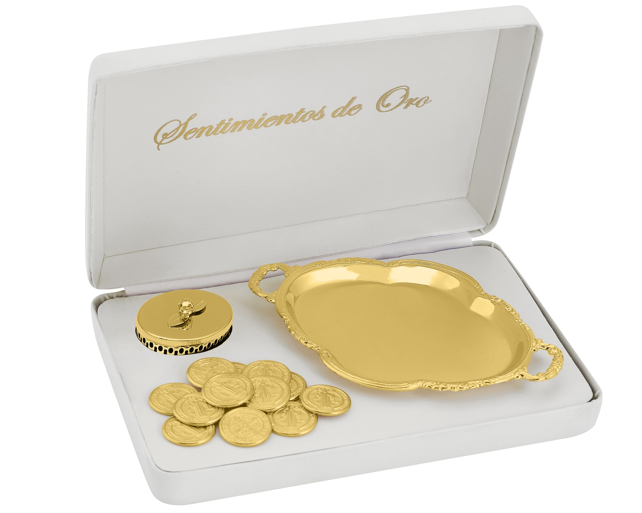 Arras Chapa de Oro 18K Horoz San Benito dorado S415