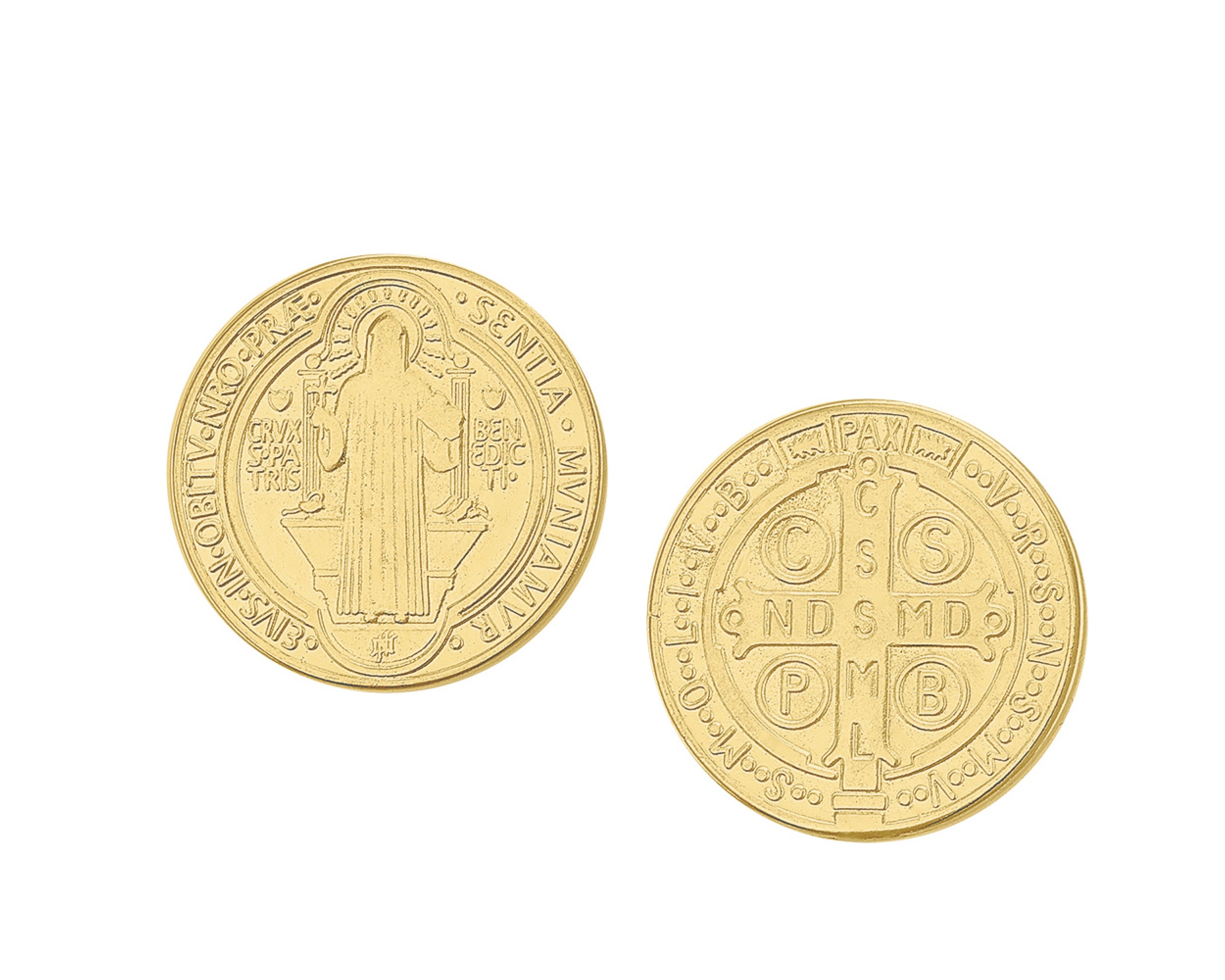 Arras Chapa de Oro 18K Horoz San Benito dorado S415