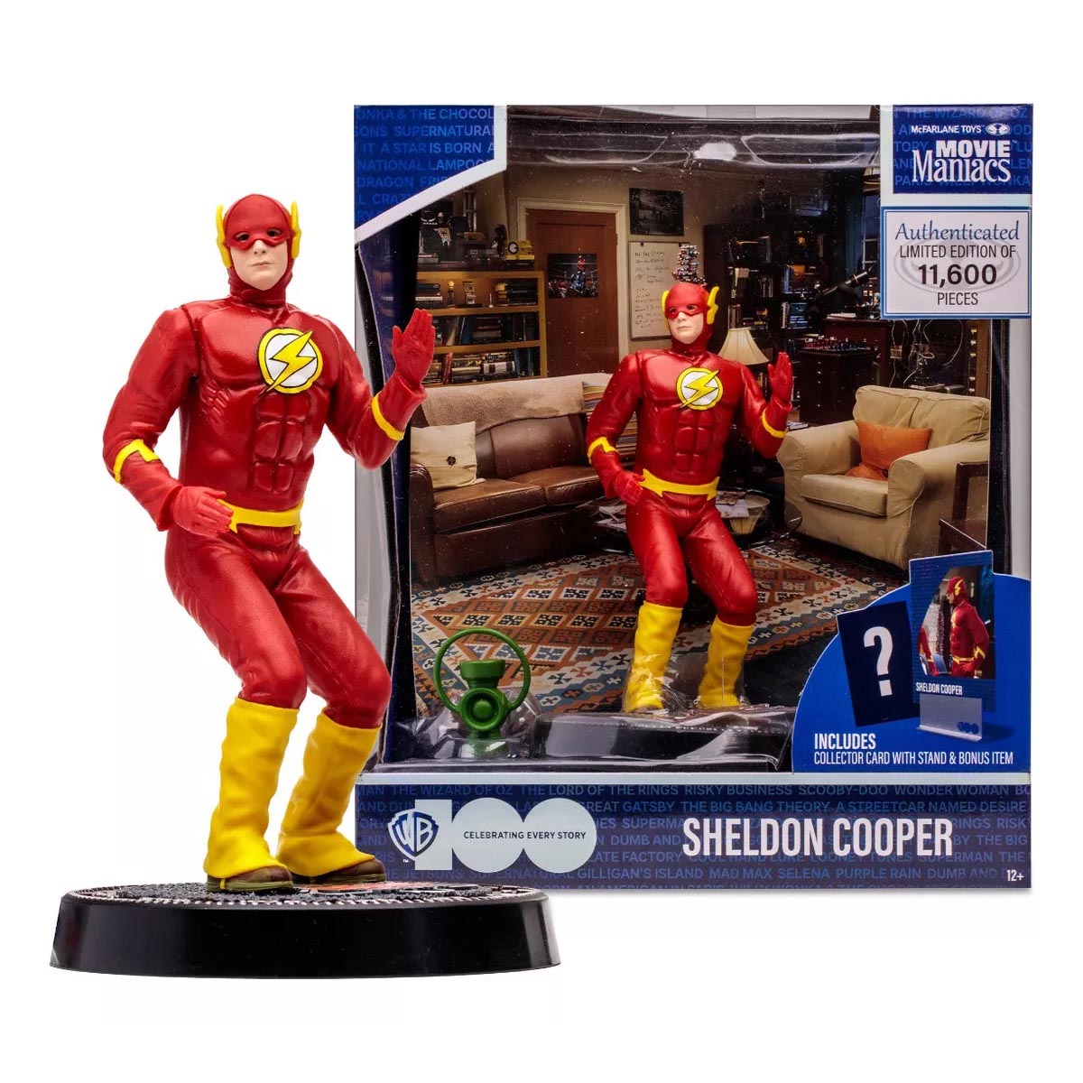 Figura de Accion McFarlane Sheldon Vestido Flash, The Big Bang Theory