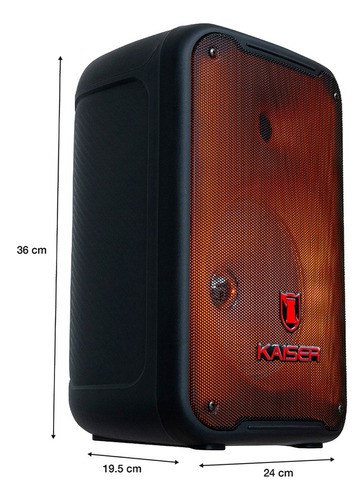 Bocina Pmpo Luz Multicolor Ksw-7007 Kaiser