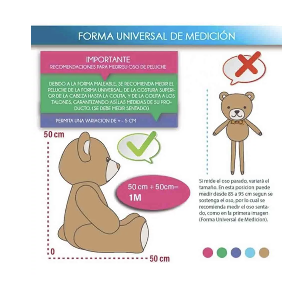 Oso De Peluche Grande Gigante Corazón 1 Metro Regalo T