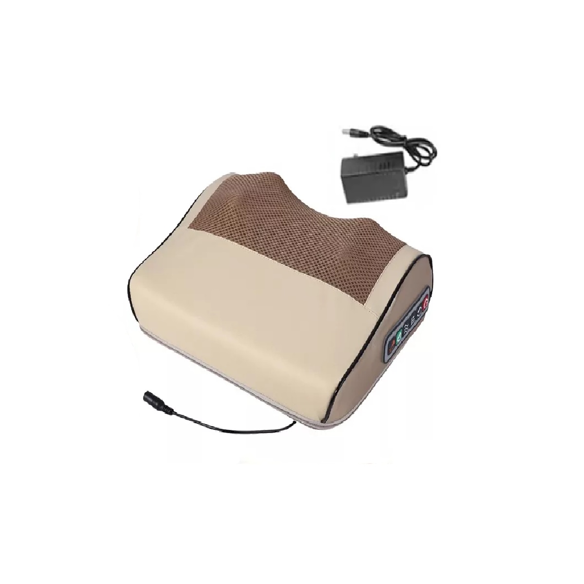 Almohada Masajeadora De Cuello Multifuncional Y Eléctrica Color Dorado