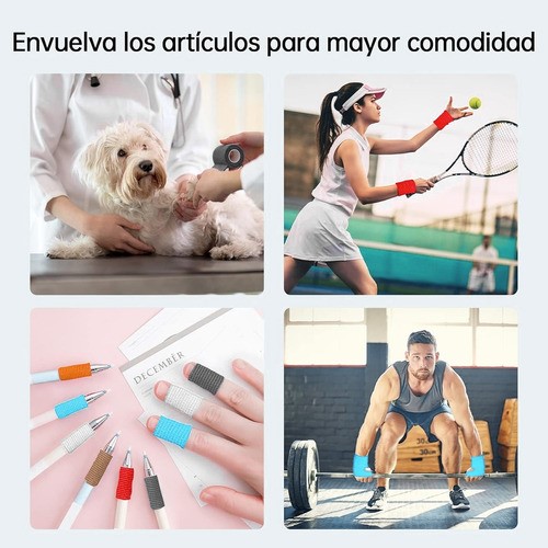 Venda Elástica Cohesiva Autoadherible De 5 m x 4.5 cm, 12 Pcs multicolor
