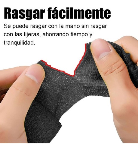 Venda Elástica Cohesiva Autoadherible De 5 m x 4.5 cm, 12 Pcs multicolor