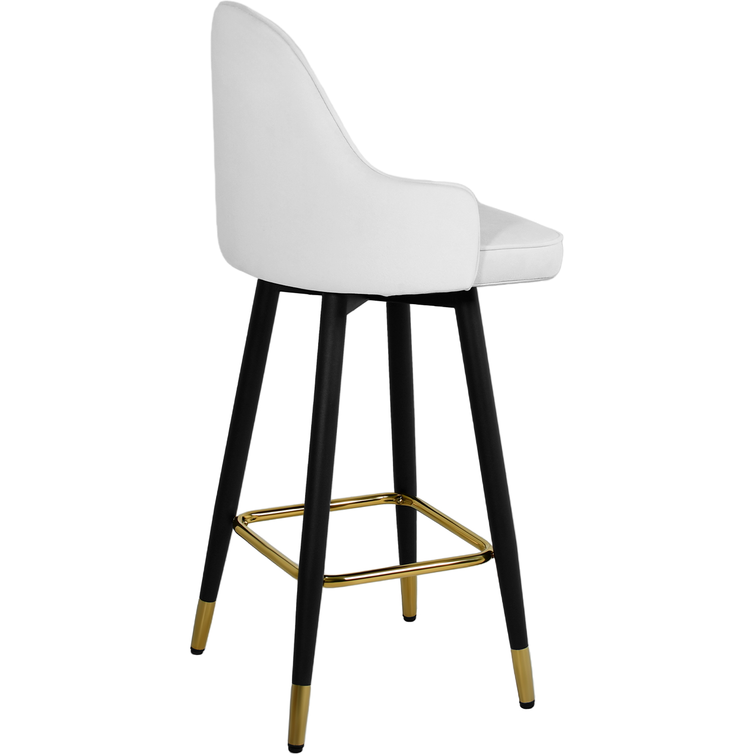 Set 2 Bancos Sillas Altas Giratorios Cocina Bar Terciopelo