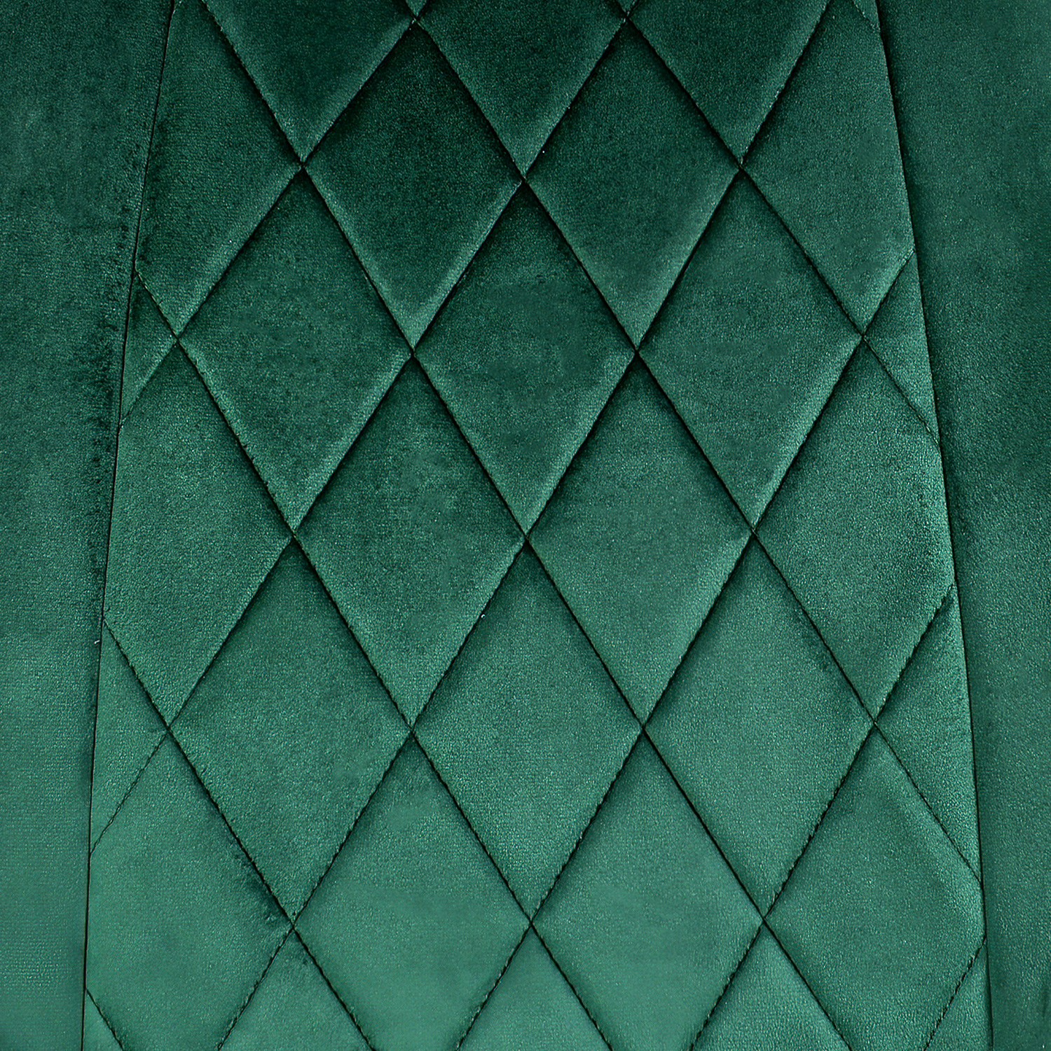 Set 2 Sillas Comedor Tapizadas Terciopelo Patas Doradas Verde