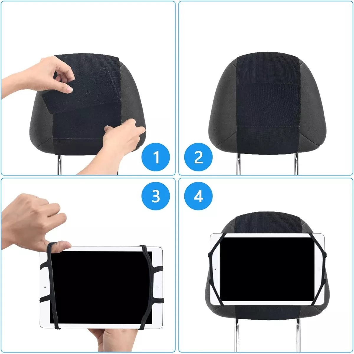 Soporte Porta Tablet Auto Cabecera Base Para iPad Para Niños