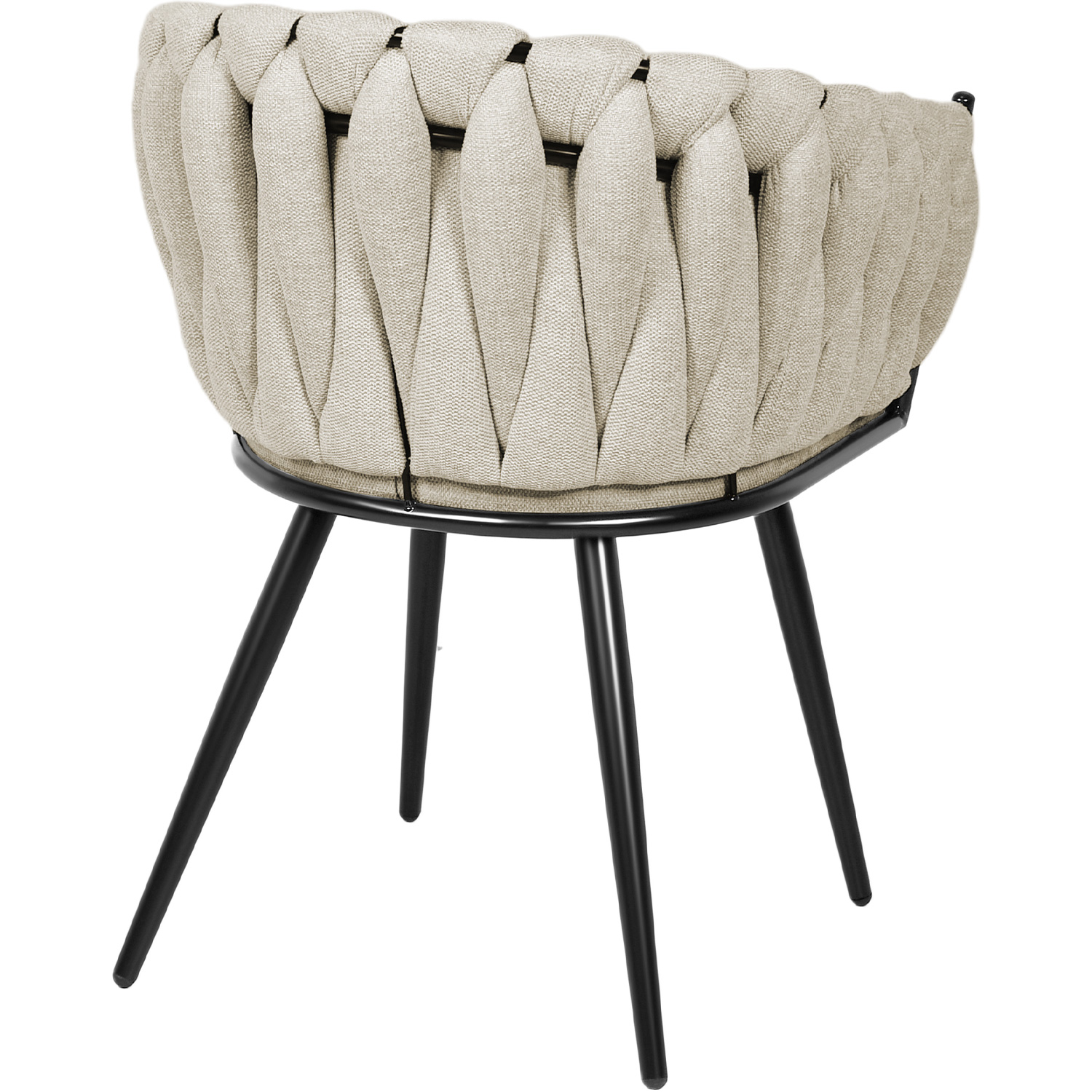 Set 2 Sillas Comedor Patron Tejido Elegante Moderno Gris