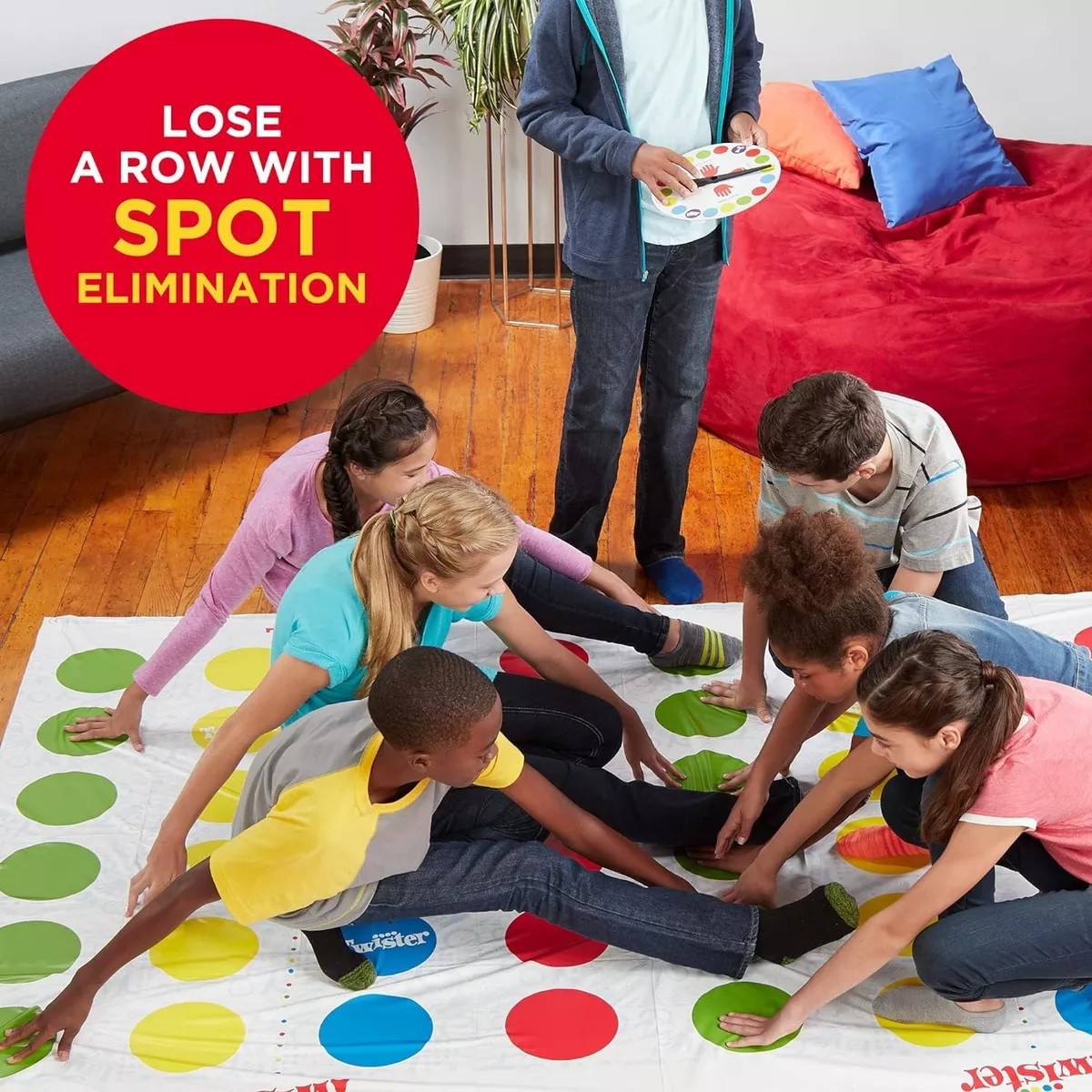 Hasbro Gaming Twister Ultimate: Alfombrilla Más Grande, 2x