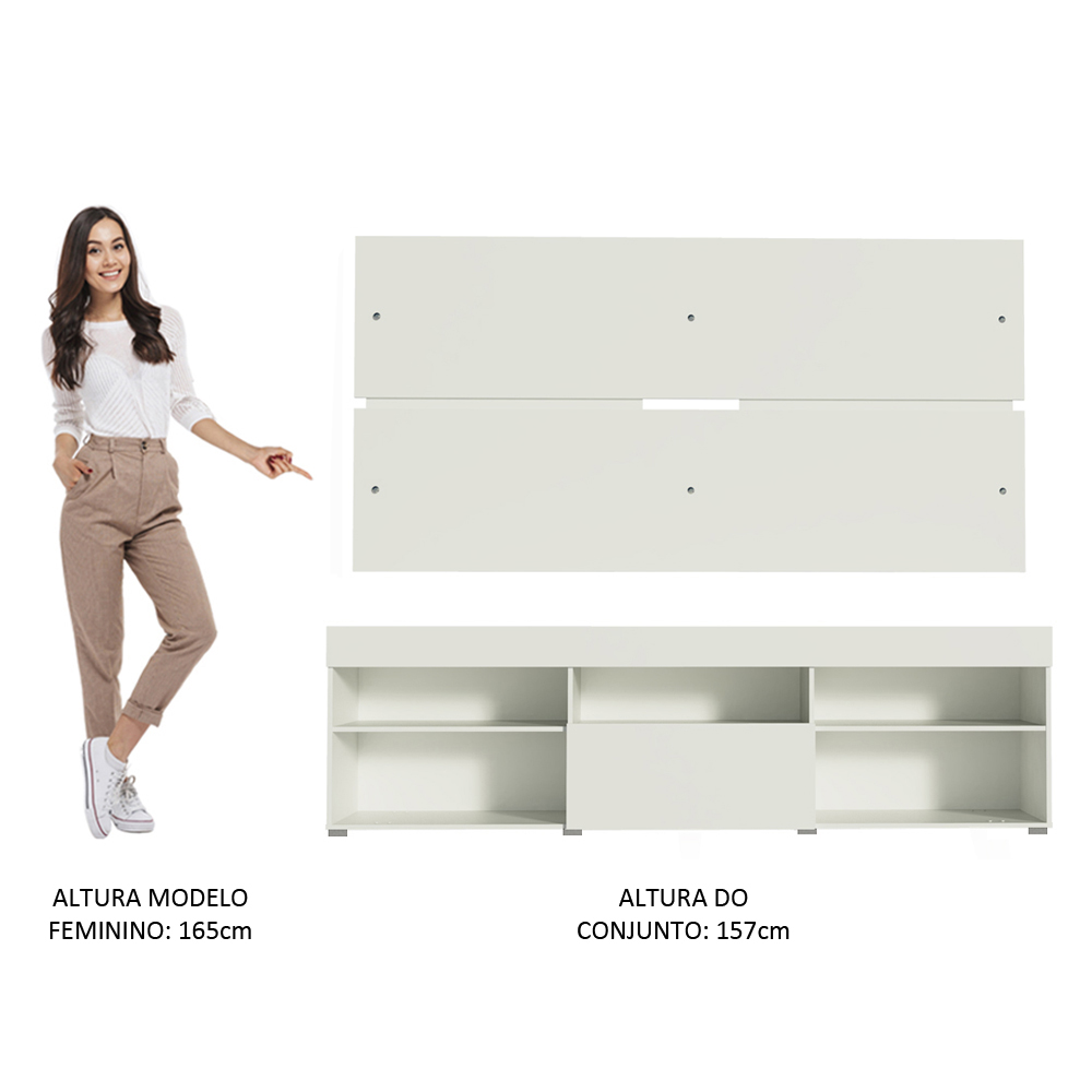 Mueble Mesa Para Tv Rack Miami Madesa Hasta 65'' BB