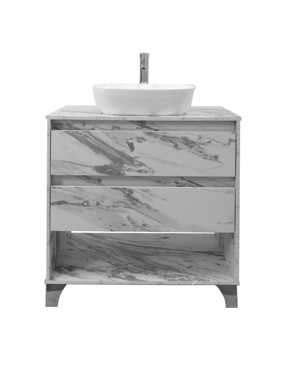 Gabinete De Baño Con Llave Y Lavabo Minimalista ROY