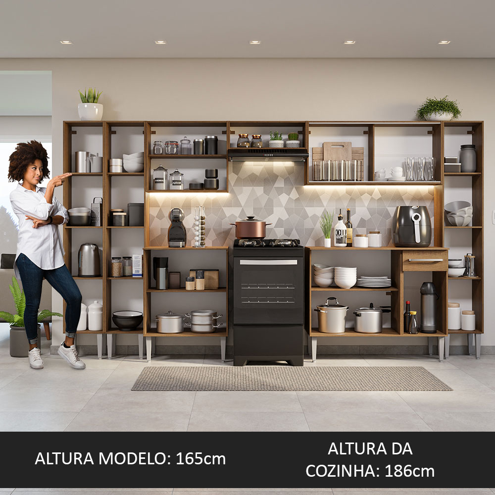 Cocina Integral Completa Modular Madesa Emilly 325cm MM 04