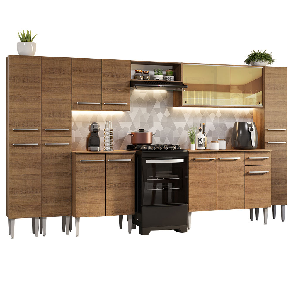 Cocina Integral Completa Modular Madesa Emilly 325cm MM 04