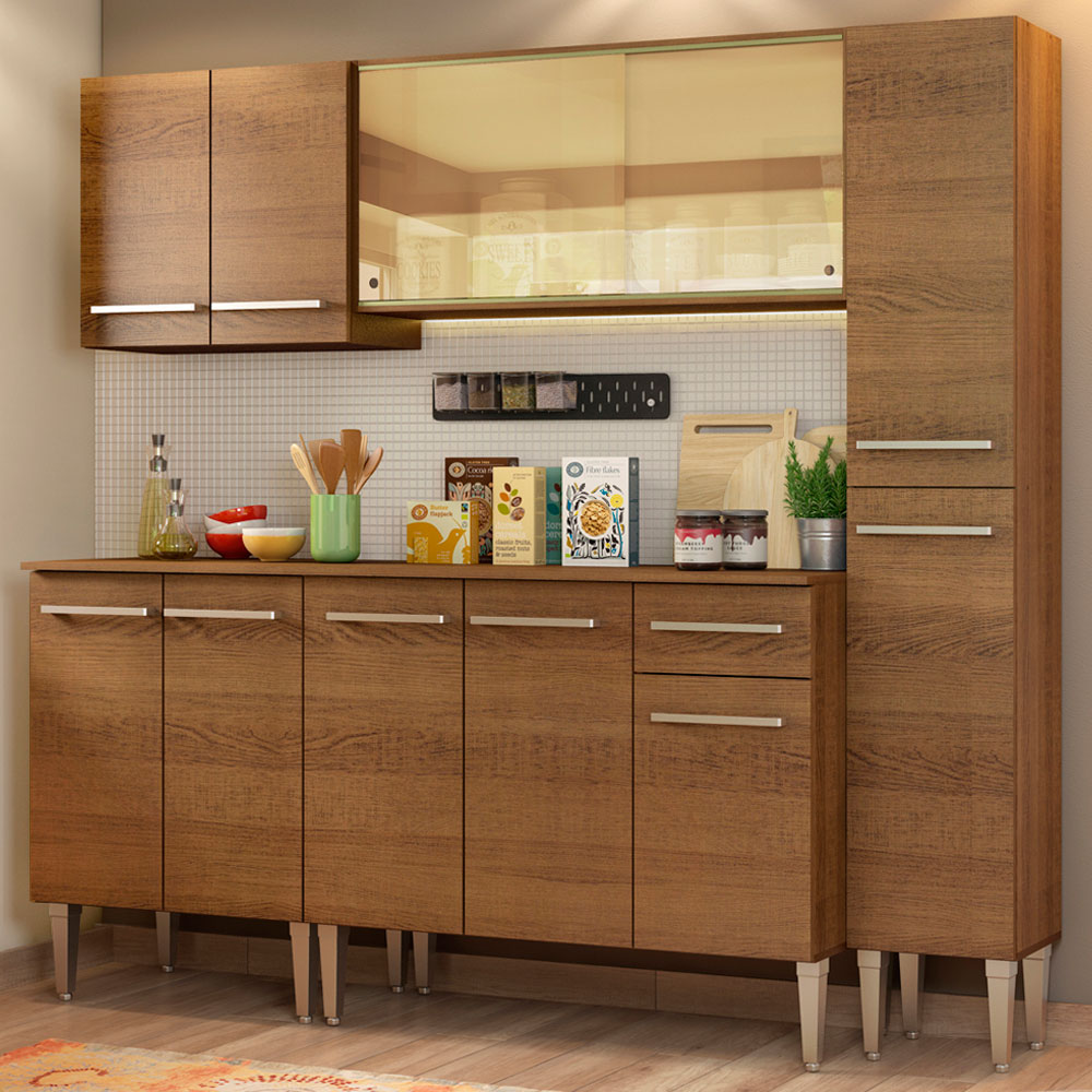 Cocina Integral Completa Modular Madesa Emilly West 201cm MM