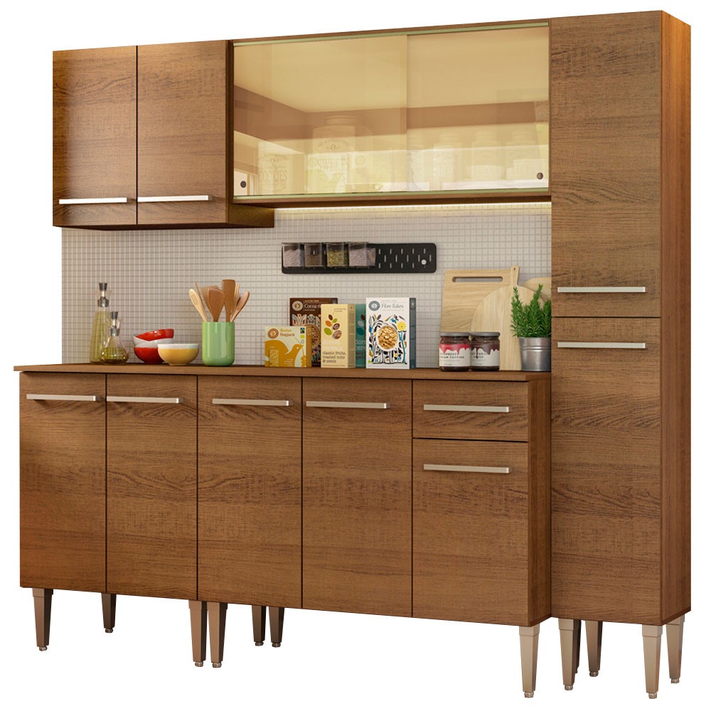 Cocina Integral Completa Modular Madesa Emilly West 201cm MM