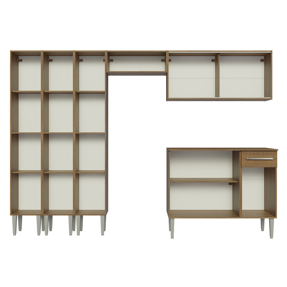 Cocina Integral Completa Modular Madesa Emilly 261cm MM 05