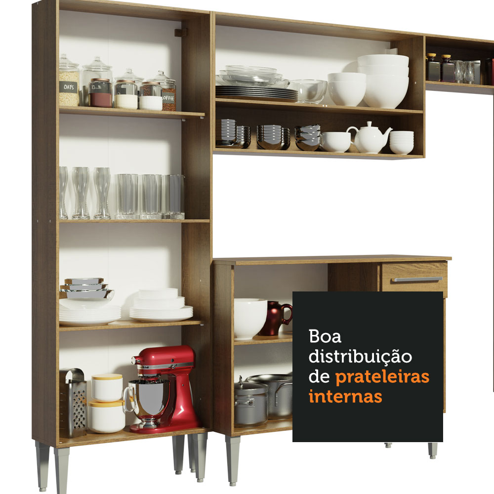 Cocina Integral Completa Modular Madesa Emilly 261cm MM 05