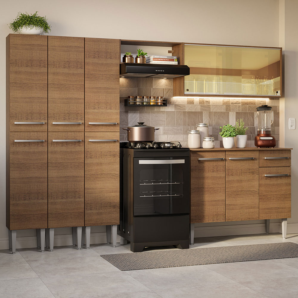 Cocina Integral Completa Modular Madesa Emilly 261cm MM 05