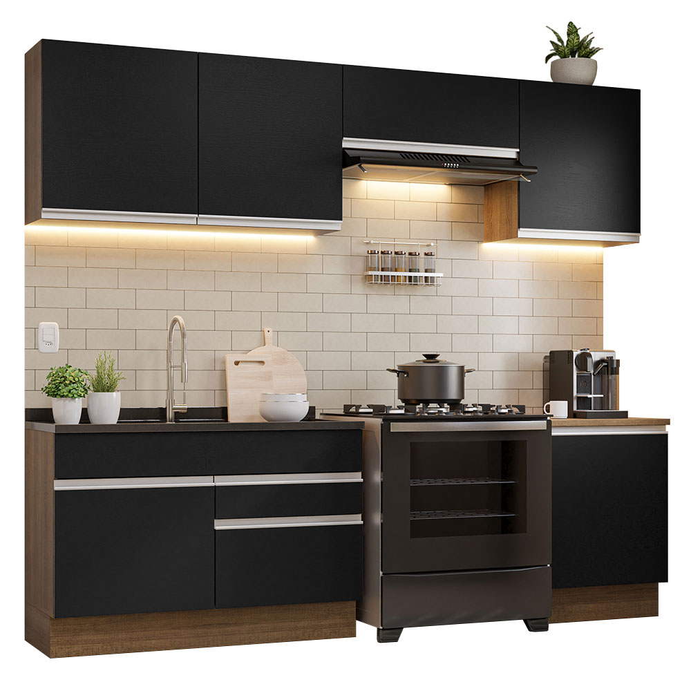 Cocina Integral Completa Modular Madesa Glamy 260cm MN