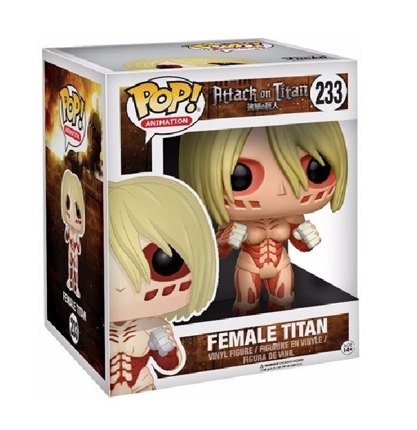 Exclusivo! Funko Pop Animation Female Attack on Titan #233 6 Inch 