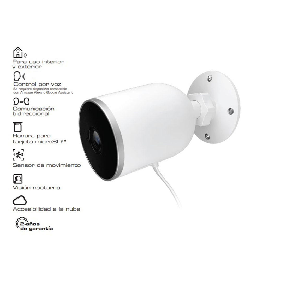 Camara exterior 2K con cable NEXXT HOME  DM 