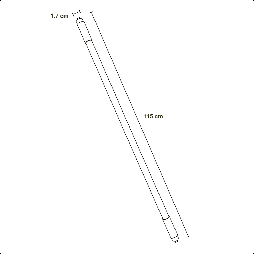 Tubo Led T5 Opalino Icon 16w 6500k 100-265v G5 Color Blanco