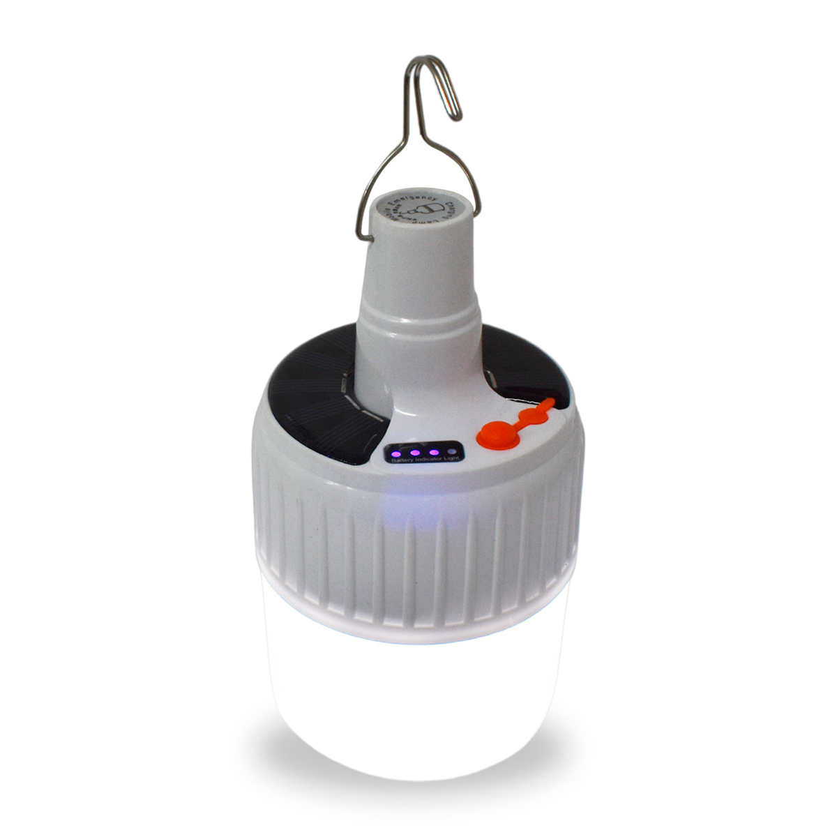 Foco Led Portatil Recargable Celda Solar 21w Megaluz Color Blanco