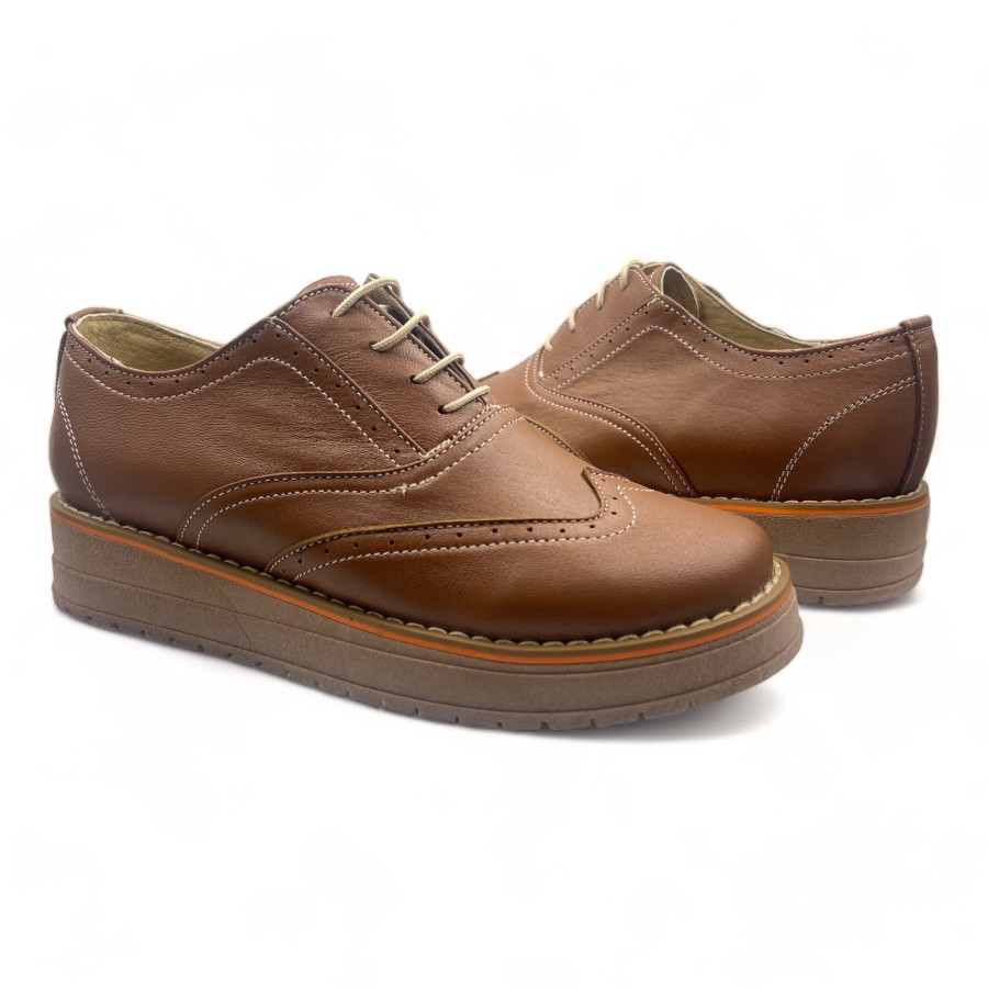 R-COMODOS Zapato Casual para Mujer Bostoniano De Piel Cómodo Y