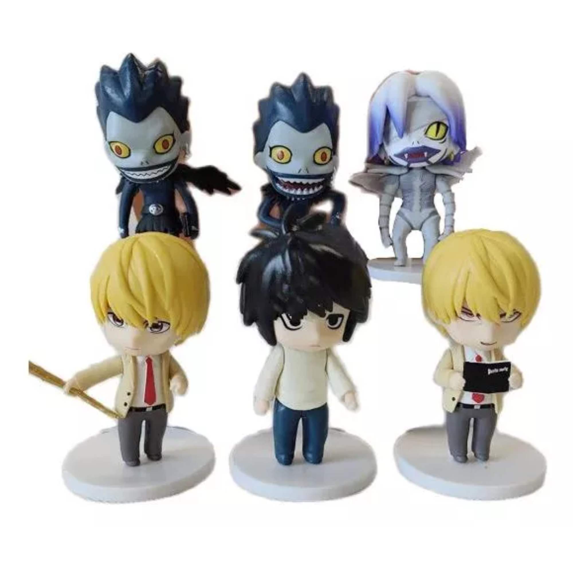 Set 6 Figuras Death Note 10cm Anime Muñecos Coleccion