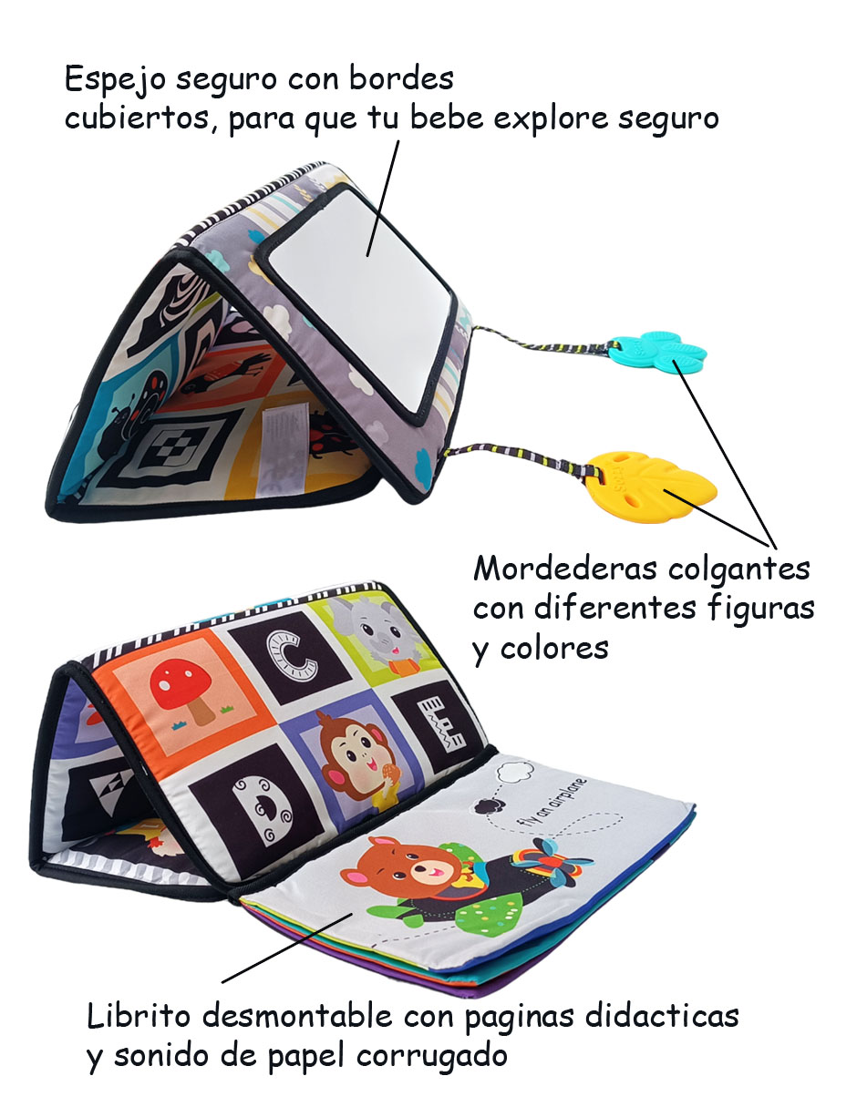 Espejo Juguetes Para Bebés Estimulación y Desarrollo Cerebral