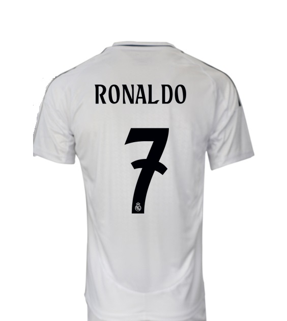 Nuevo! Jersey Real Madrid 2024/2025 Titular Blanco Local Cristiano Ronaldo CR7 Talla XL