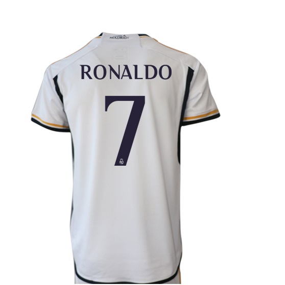 Increible! Jersey Real Madrid 2023/2024 Blanco Local Cristiano Ronaldo CR7 Talla L