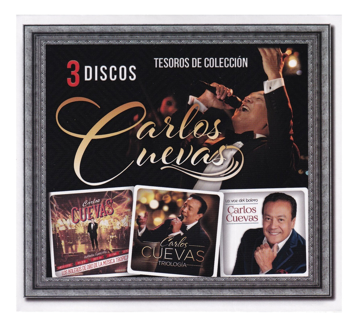 Carlos Cuevas Tesoros De Coleccion Boxset 3 Discos Cd