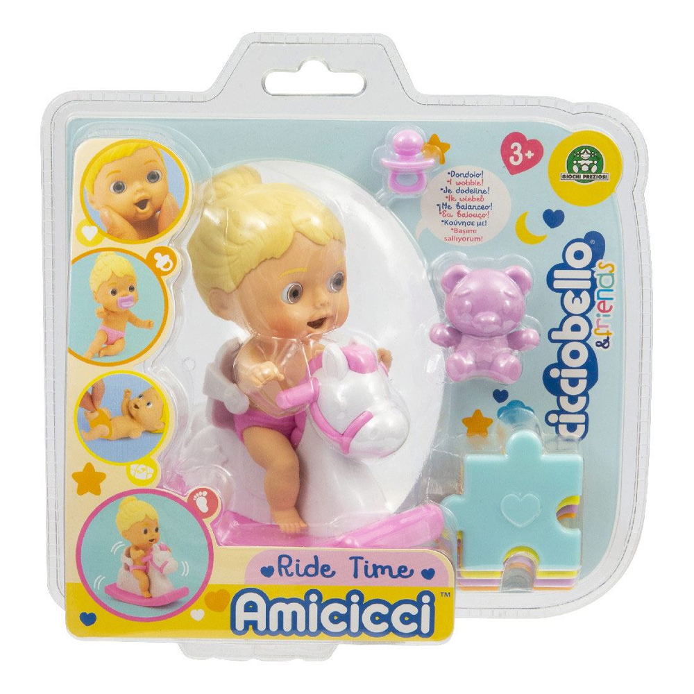 Muñeco Cicciobello Amiccici Ride Time Niño