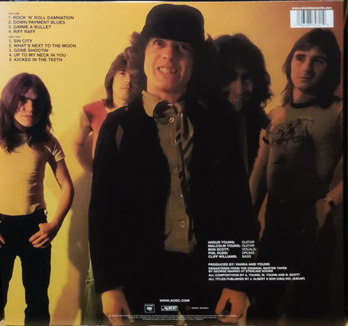 Ac/dc - Powerage 50th Anniversary Gold Vinilo Lp Vinyl