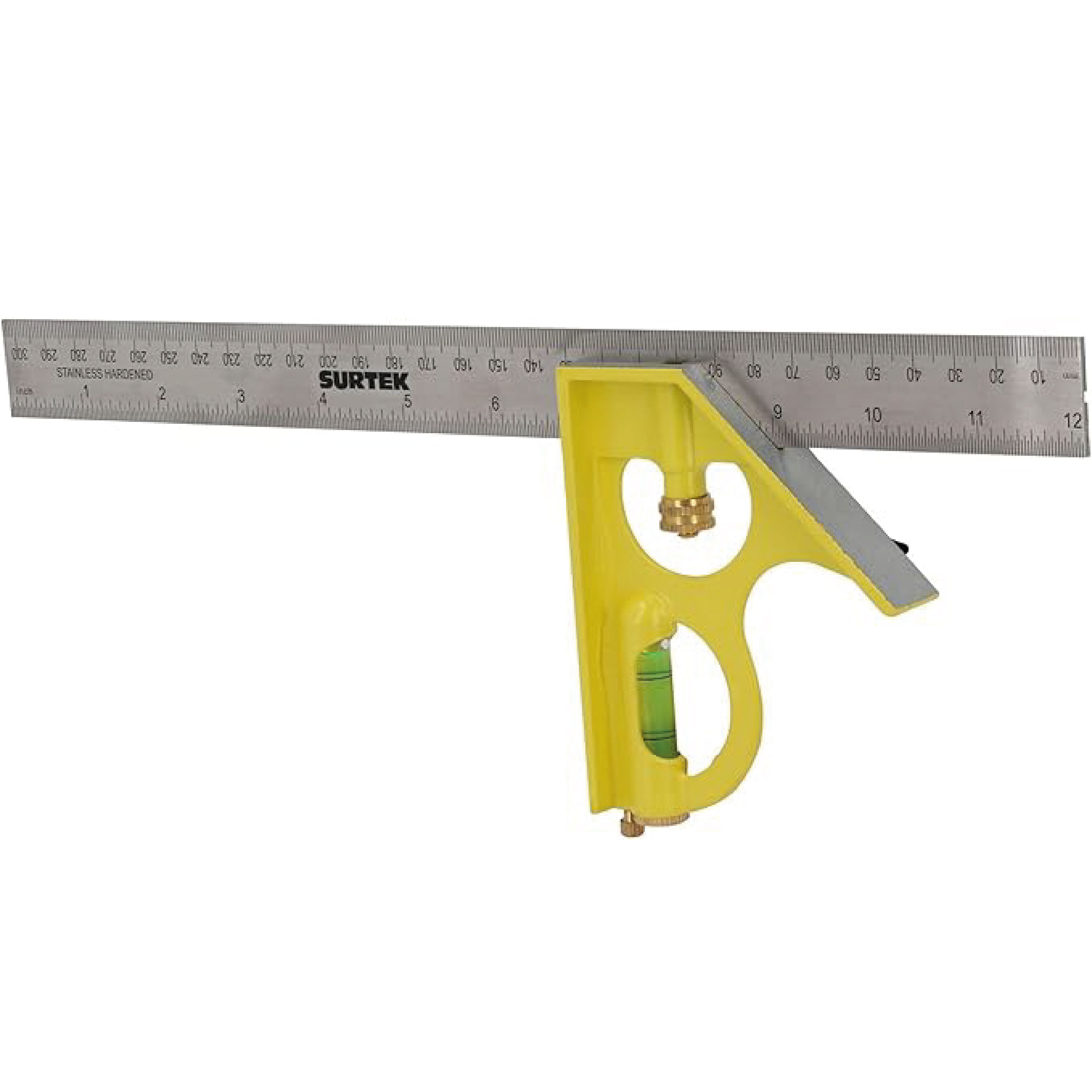 Escuadra de combinación de acero inoxidable Surtek 122254